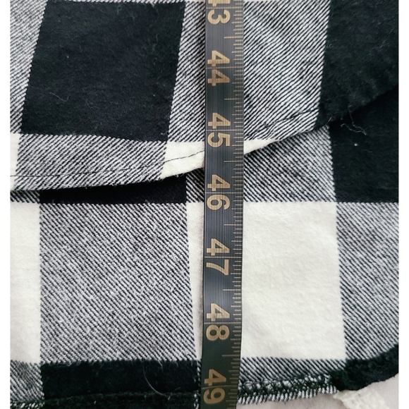 *SOLD* Plaid Black & White Sleevless Dress/Vest - Picture 7 of 9